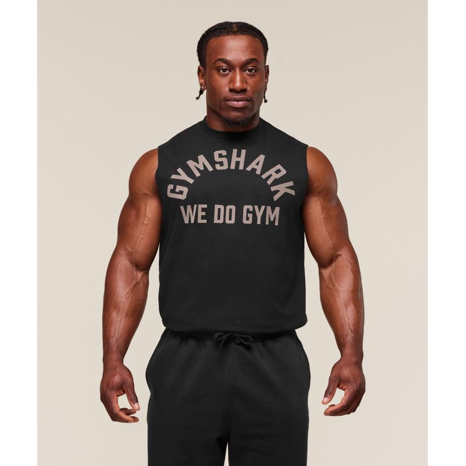 Gymshark We Do Gym Tank Black Zwart