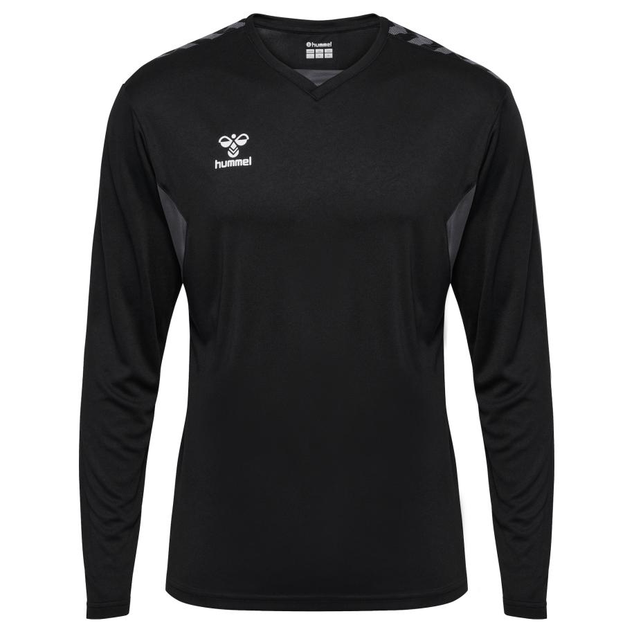 Hummel Hummel Functioneel shirt Authentic grijs / zwart / wit -