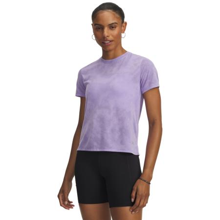 Under Armour Launch JacqUnder Armourrd damesshirt met korte mouwen Transparent / Reflecterend M
