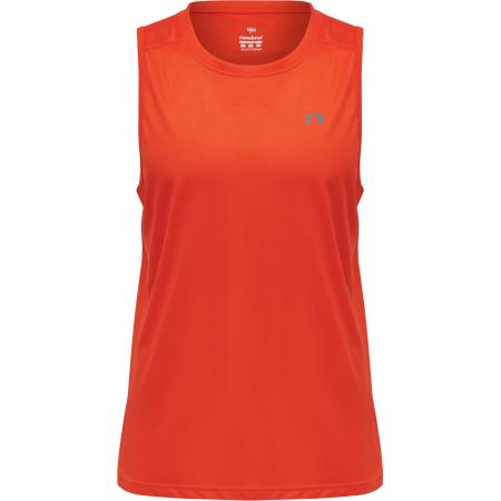 Newline Newline Functioneel shirt grijs / oranjerood