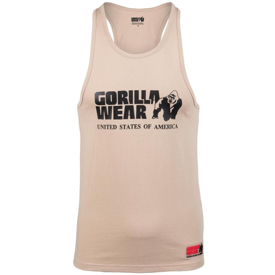 Gorilla Wear Gorilla Wear Functioneel shirt beige / rood / zwart / wit -
