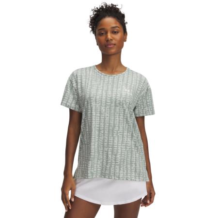Damesshirt Under Armour Vanish Energy 2.0 Printed met korte mouwen Hydro Groente / Silica Groente / Wit S