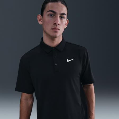 Nike Tour Dri-FIT Solid golfpolo voor heren - Zwart