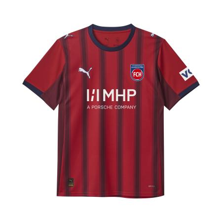 Puma PUMA Tricot FC Heidenheim 25/26 navy / rood / donkerrood / wit