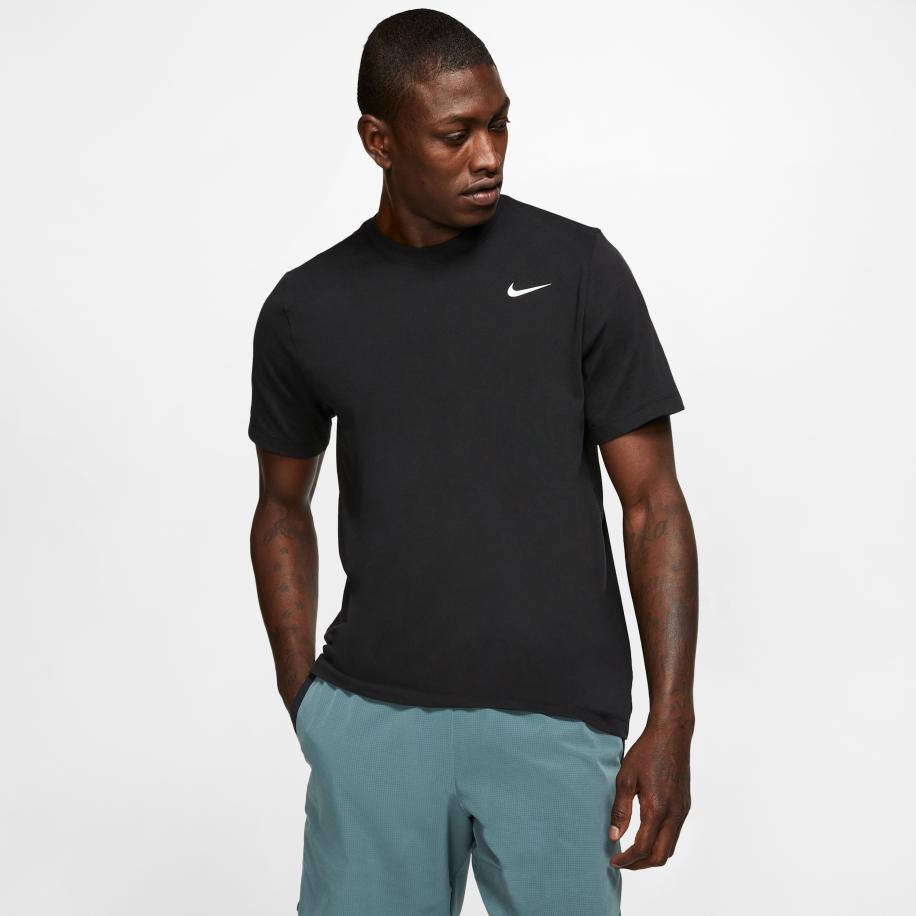 Nike NIKE Functioneel shirt zwart / wit Zwart