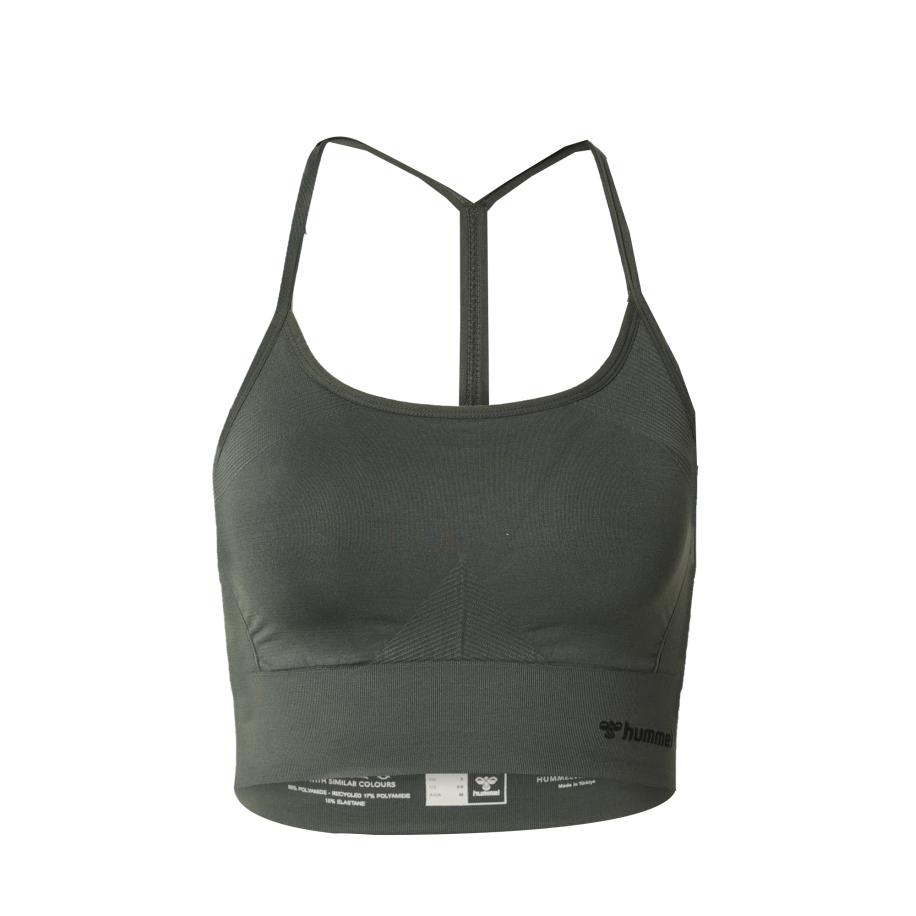 Hummel Hummel Sporttop Tiffy olijfgroen / zwart -
