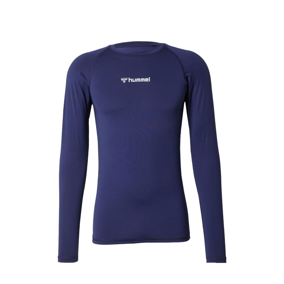 Hummel Hummel Functioneel shirt donkerblauw / wit -