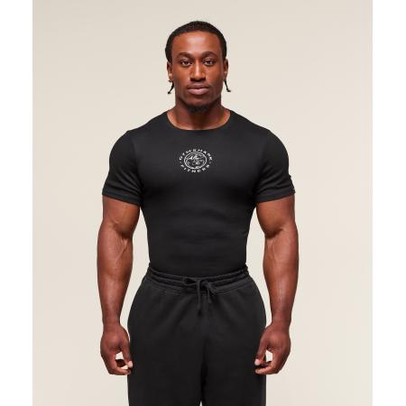 Gymshark Lifting Club Ribbed T-Shirt Black
