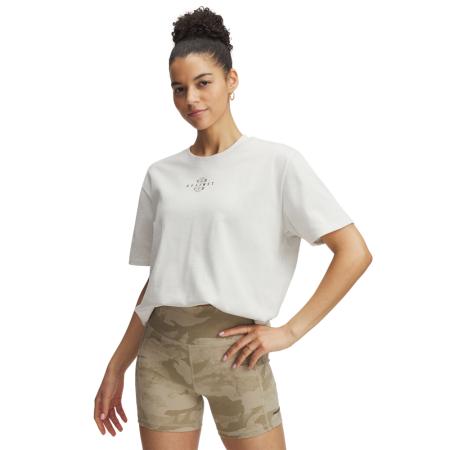 Project Rock Campus Dames T-shirt Wit Clay / Zwart M