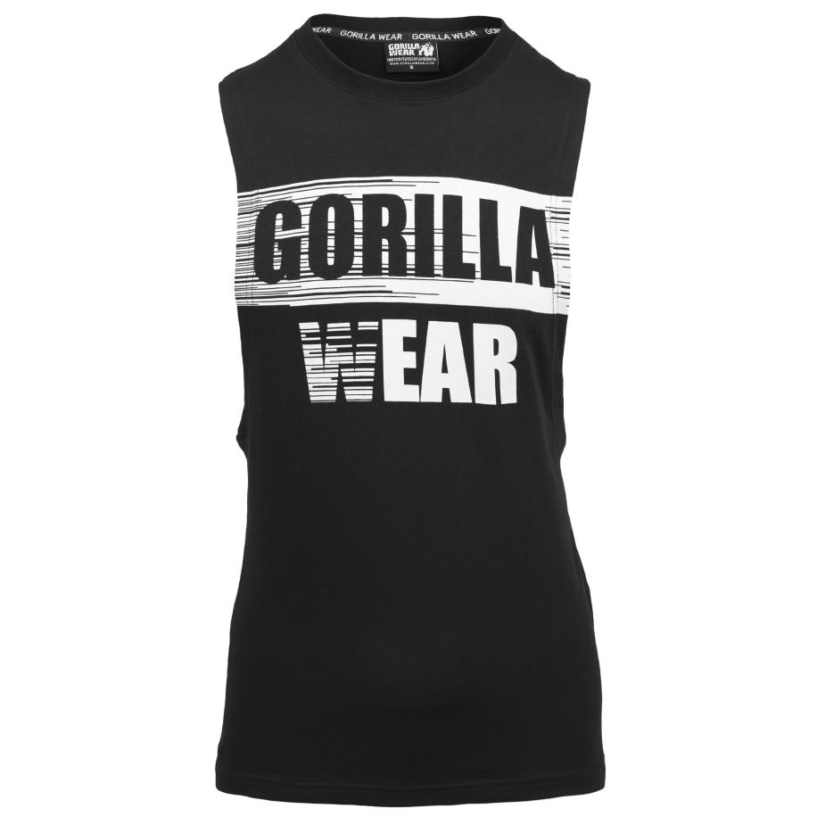 Gorilla Wear Gorilla Wear Functioneel shirt Lopez zwart / wit -