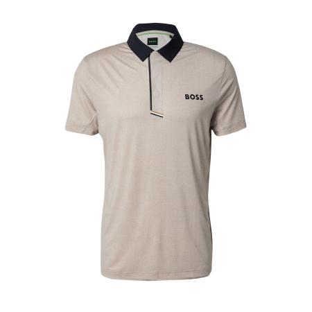 Hugo Boss BOSS Functioneel shirt Paddy donkerbeige / zwart / wit