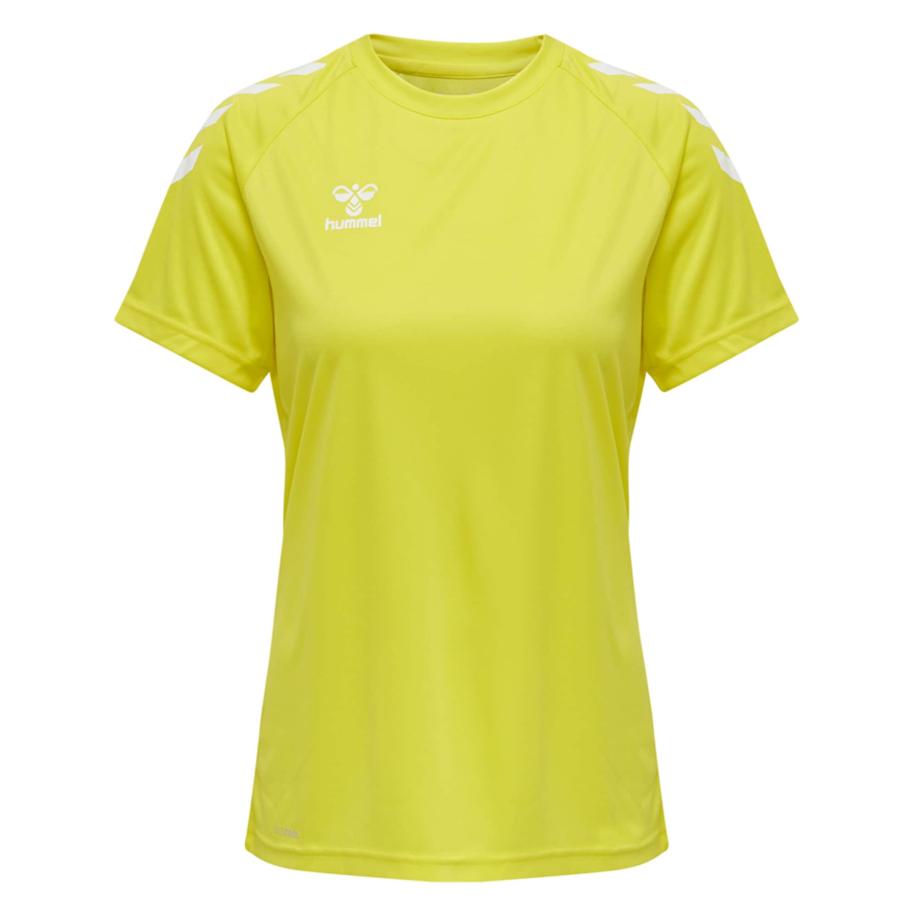 Hummel Hummel Functioneel shirt geel / wit -
