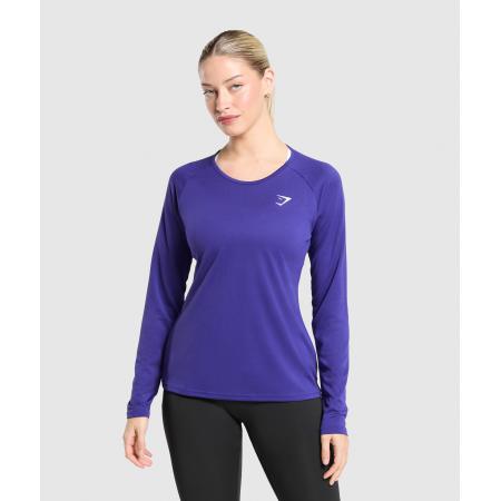 Gymshark Training Long Sleeve Top Cobalt Purple