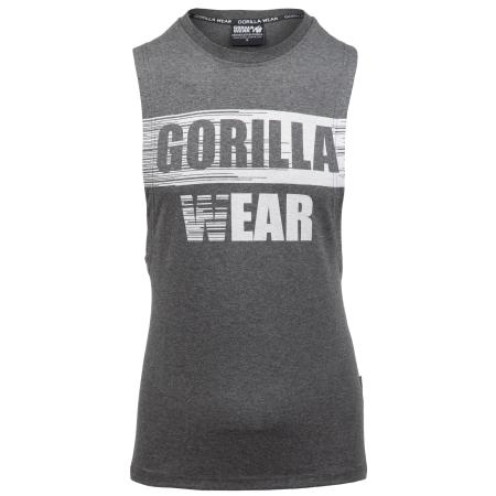 Gorilla Wear Gorilla Wear Functioneel shirt Lopez donkergrijs / wit