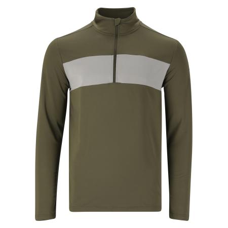 ENDURANCE ENDURANCE Functioneel shirt Pete grijs / olijfgroen / zwart