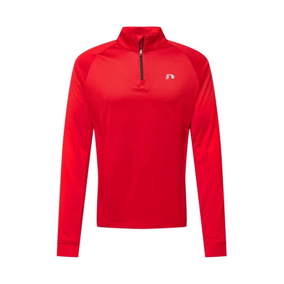 Newline Newline Functioneel shirt lichtgrijs / rood -
