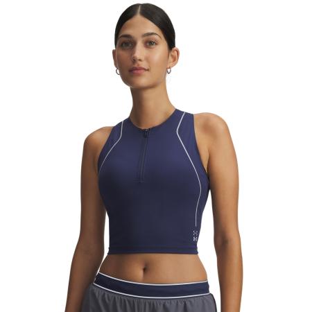 Under Armour Halo Run damestanktop Washed Marineblauw / Reflecterend M