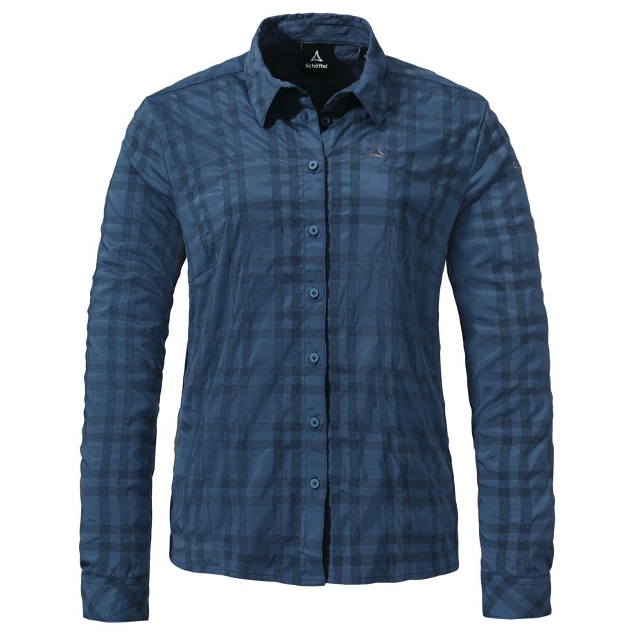 Schöffel Multifunctionele blouse Yekuro blauw / zwart Blauw