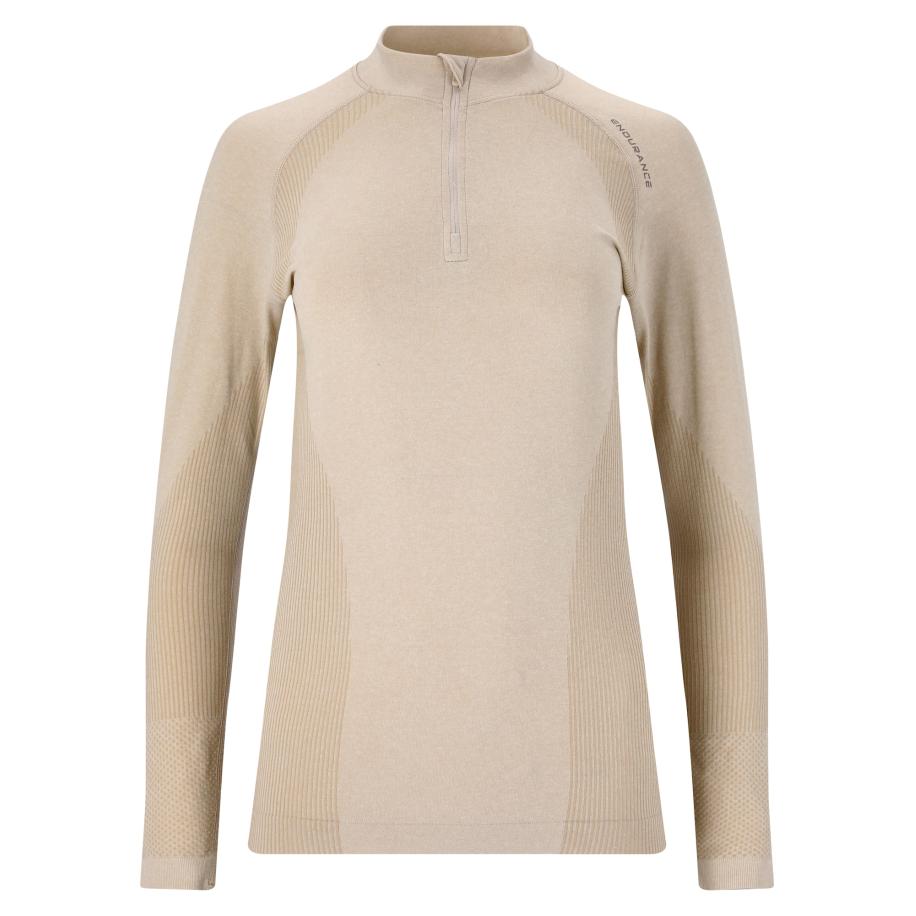 ENDURANCE ENDURANCE Functioneel shirt Halen beige -