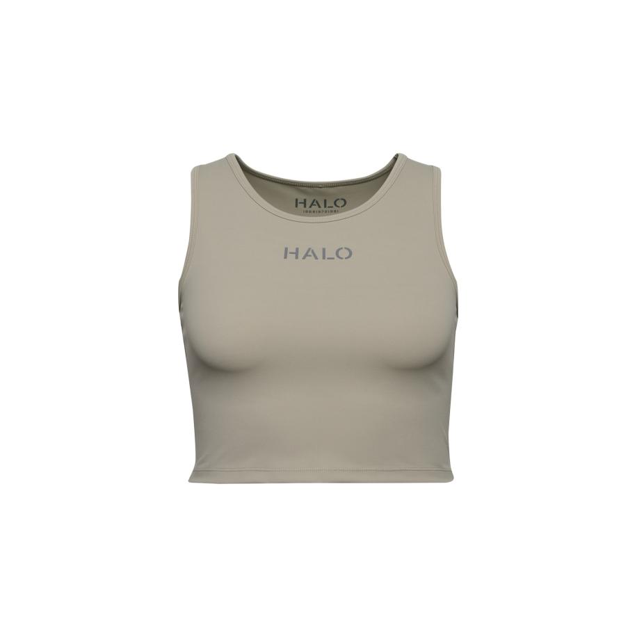 HALO Sporttop beige / zwart Bruin
