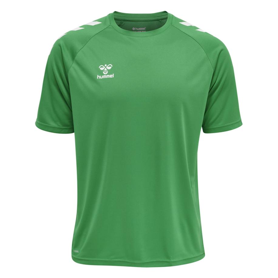 Hummel Hummel Functioneel shirt groen / wit -