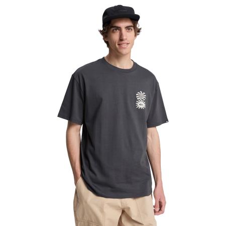 QUIKSILVER Functioneel shirt Evo Blossom Of Peace pueblo / donkergrijs / offwhite