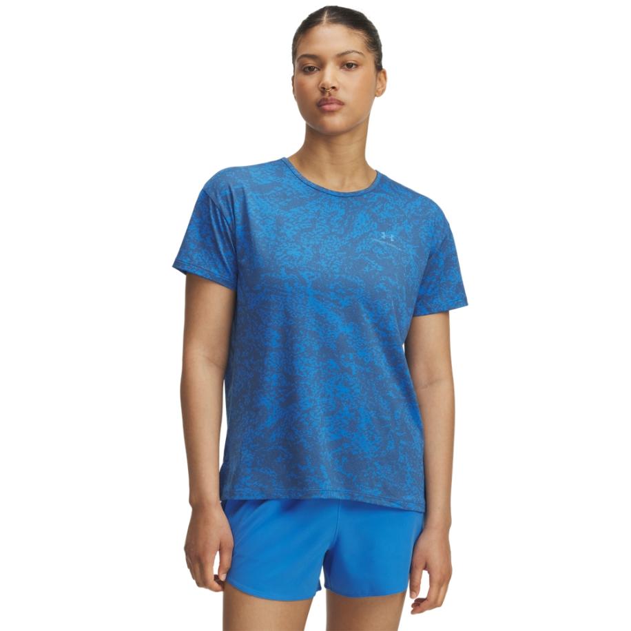 Under Armour Vanish Energy 2.0 Printed Damesshirt met korte mouwen Blauw Atlantis / Blauw Atlantis XS Blauw