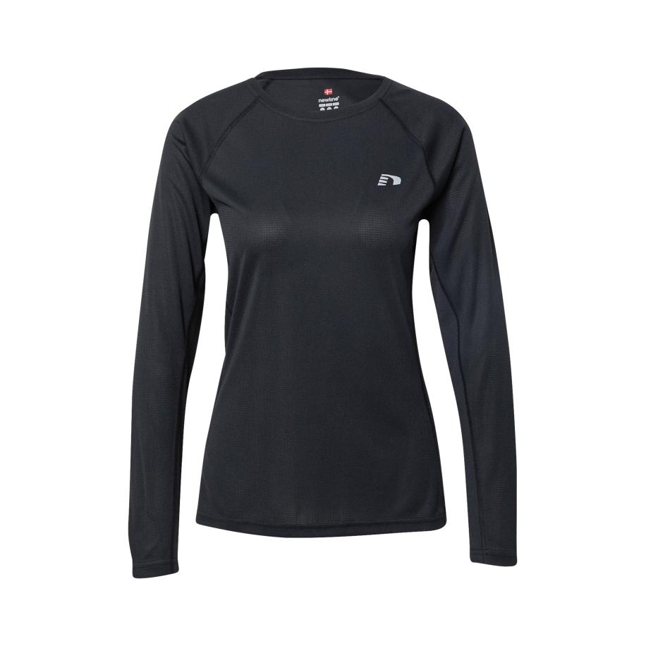 Newline Newline Functioneel shirt zwart / wit -