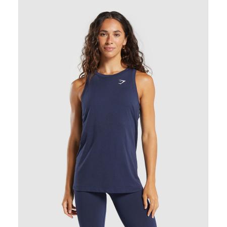 Gymshark Vital Light Tank Heavy Blue/ Marl