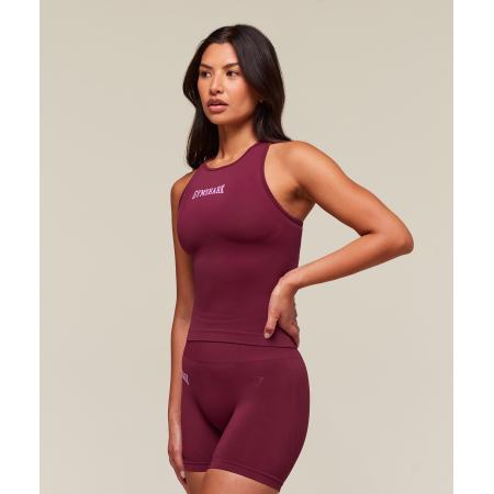 Gymshark Everyday Seamless Graphic Tank Strong Pink