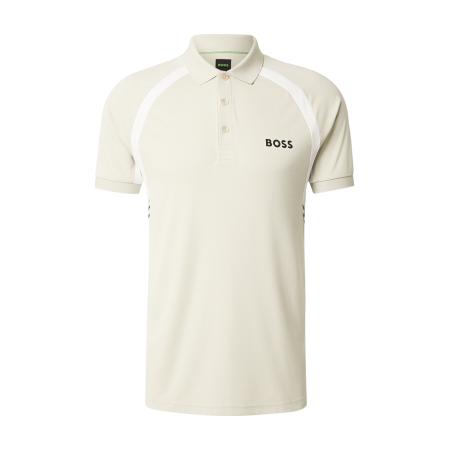 BOSS Functioneel shirt Spin ecru / wit