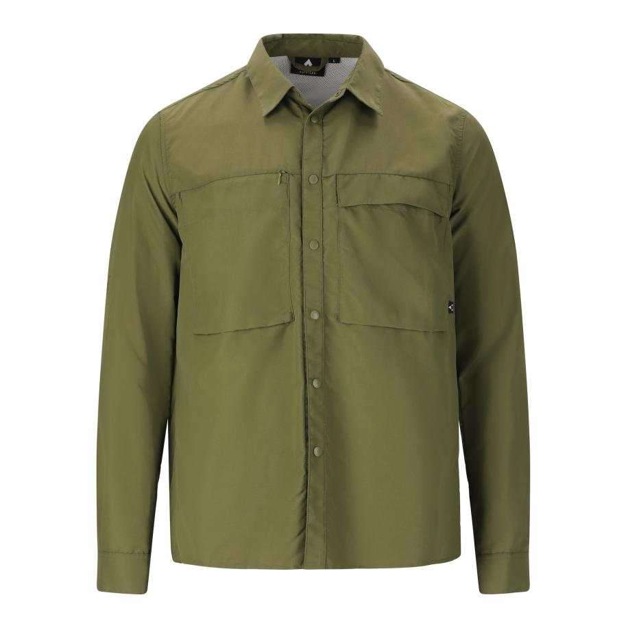 Whistler Whistler Functioneel overhemd Elm groen -