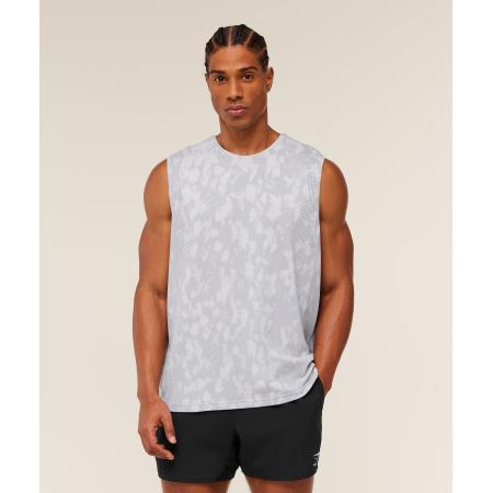 Gymshark Distance Seamless Tank Light Grey / Light Grey / ACID WASH