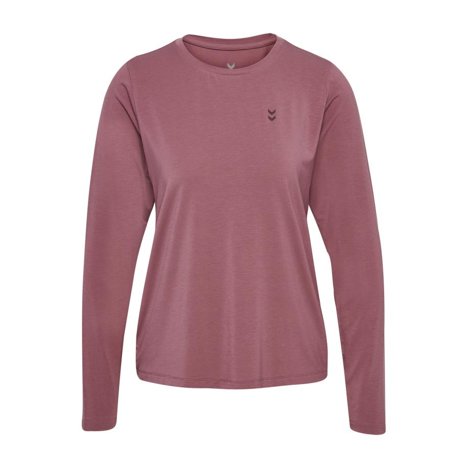 Hummel Hummel Functioneel shirt mauve / zwart -