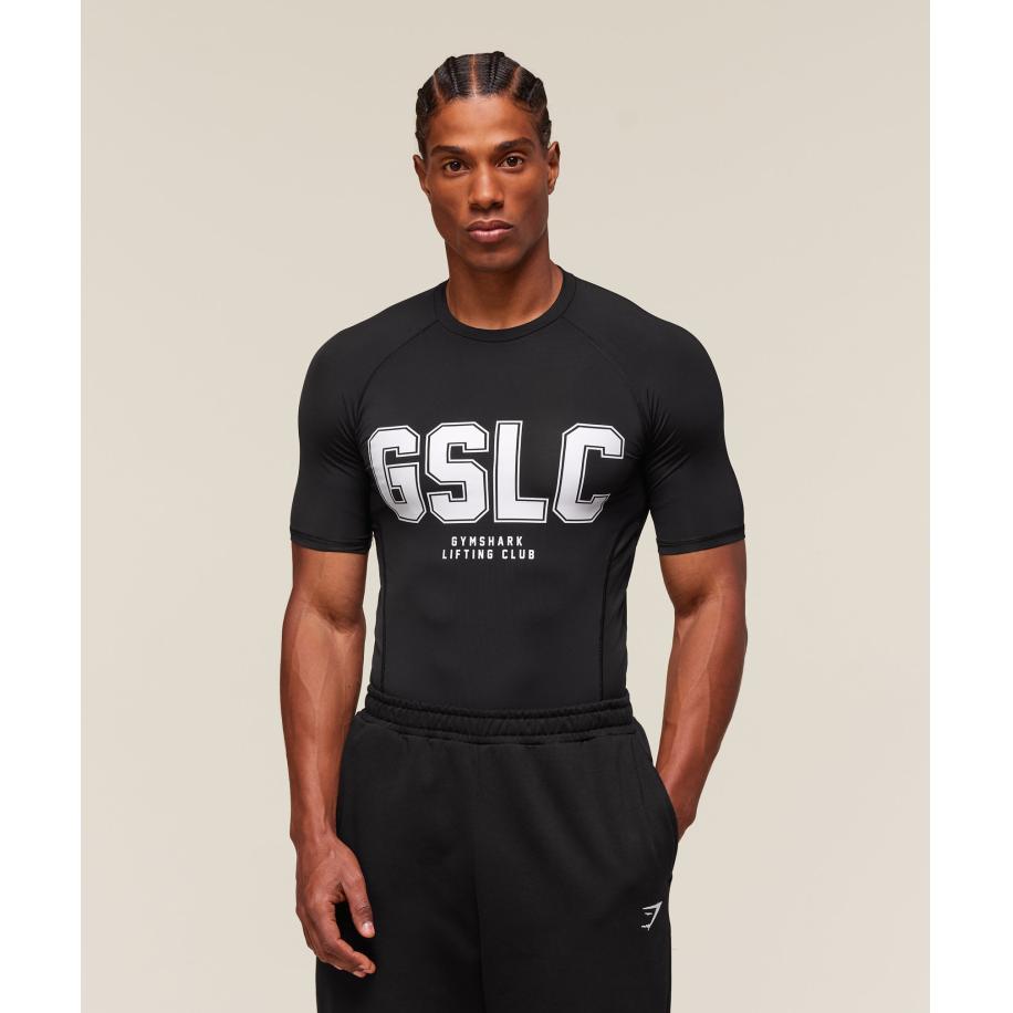 Gymshark GSLC Baselayer T-Shirt Black Zwart