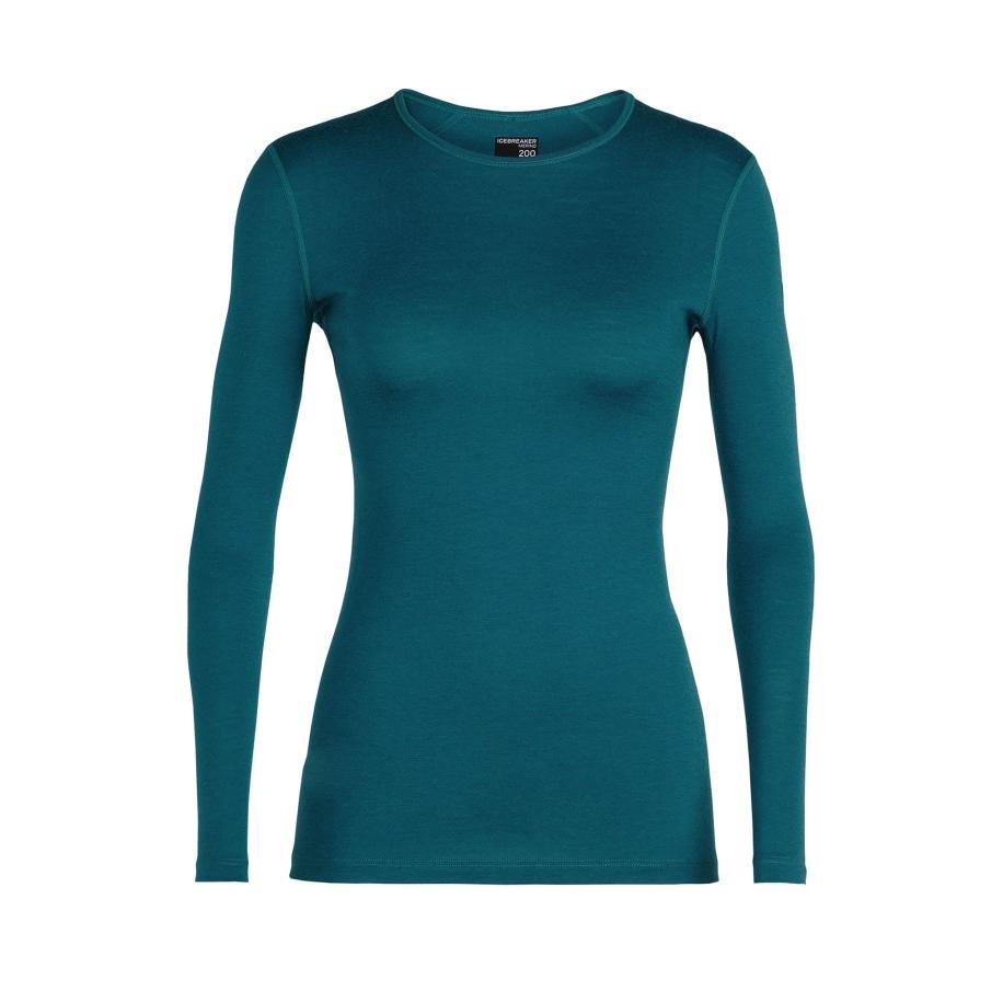 Icebreaker ICEBREAKER Functioneel shirt 200 Oasis blauw -