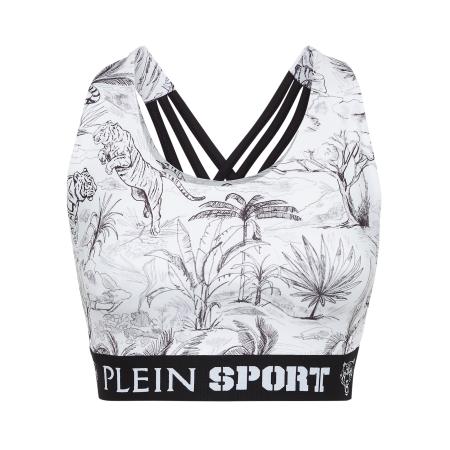 Plein Sport Plein Sport Sporttop zwart / wit