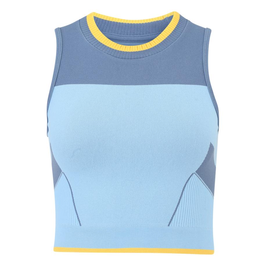 Hummel Hummel Sporttop smoky blue / lichtblauw / geel -