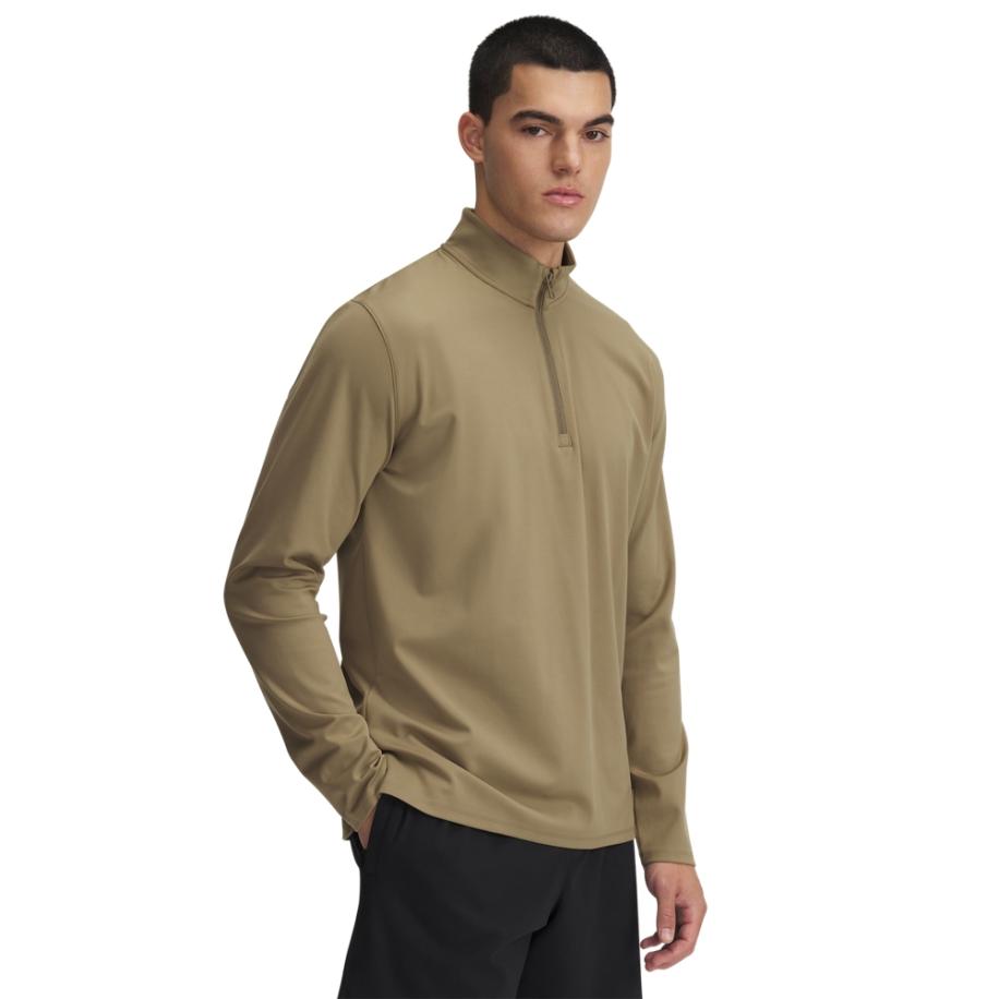 Herenshirt Under Armour Meridian met korte rits Bayou / Bayou S Bruin