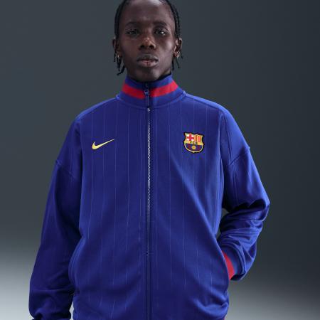 FC Barcelona Academy Pro Thuis Nike Dri-FIT Anthem voetbaljack voor heren - Blauw