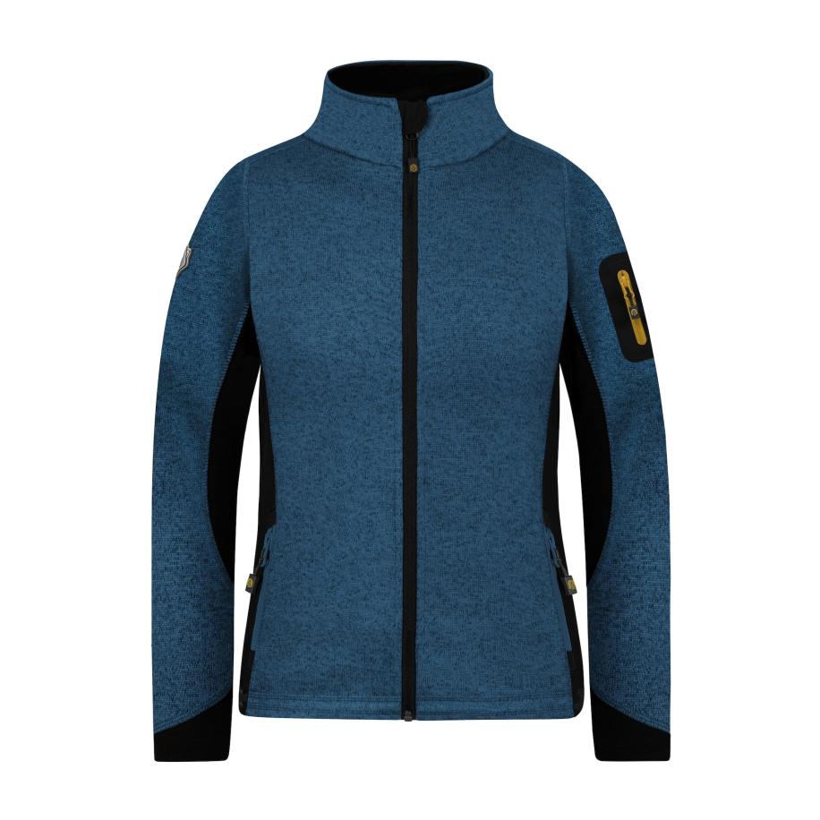 normani Functionele fleece jas navy Blauw