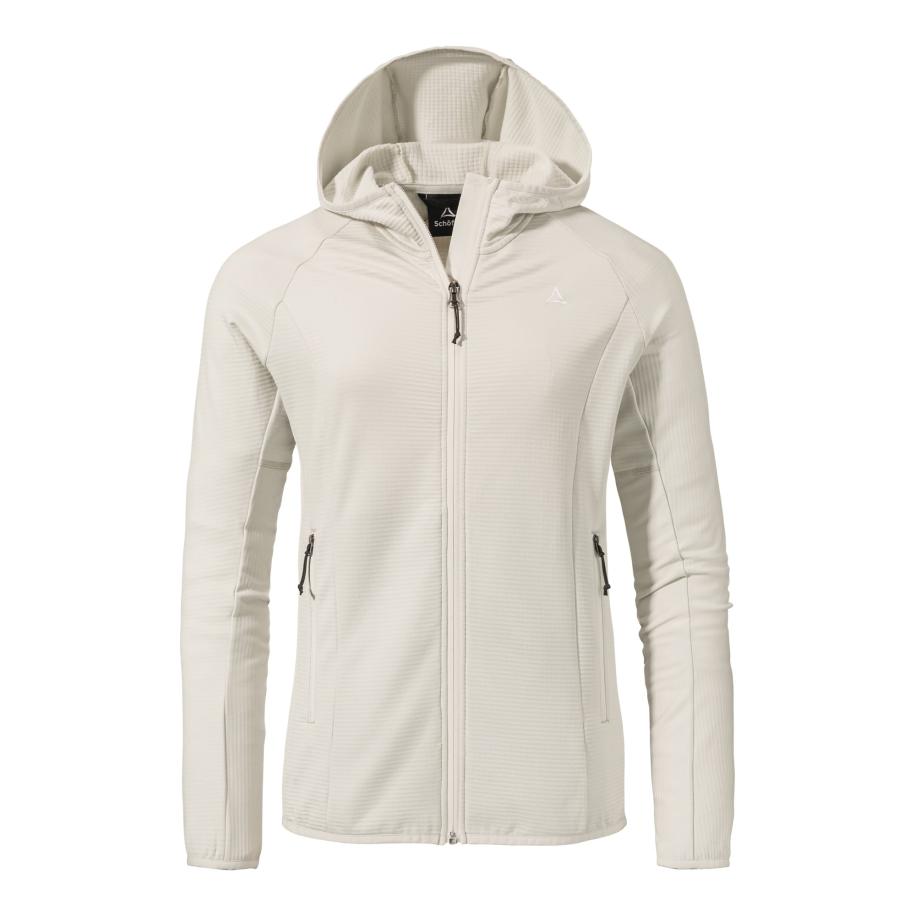 Schöffel Schöffel Functionele fleece jas Hiking Fleece Hoody Style Cascata WMS natuurwit -