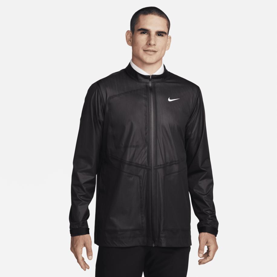 Nike Storm-FIT ADV Golfjack met rits voor heren - Zwart Zwart