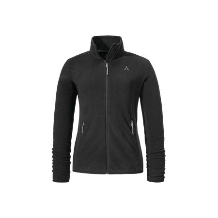 Schöffel Functionele fleece jas zilvergrijs / zwart