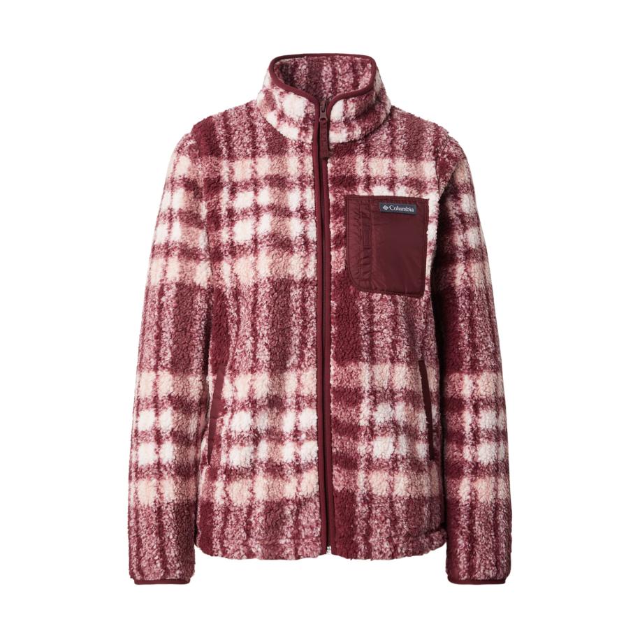 Columbia COLUMBIA Functionele fleece jas West Bend wijnrood / wit -