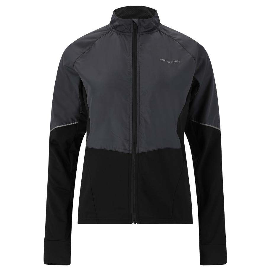 ENDURANCE ENDURANCE Sportjas Jigsaw grijs / zwart -