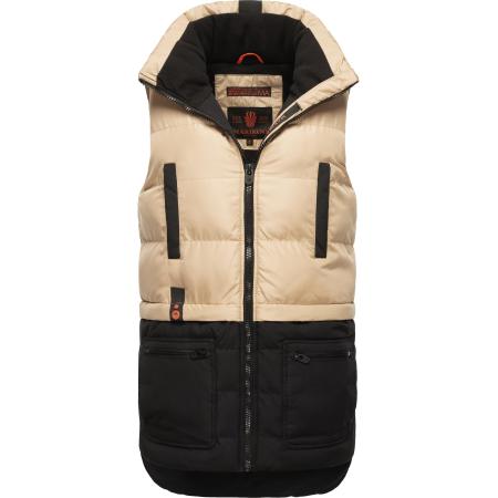 MARIKOO MARIKOO Sportbodywarmer Kiraraa beige / zwart