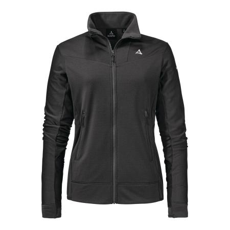 Schöffel Functionele fleece jas Blaueis zwart