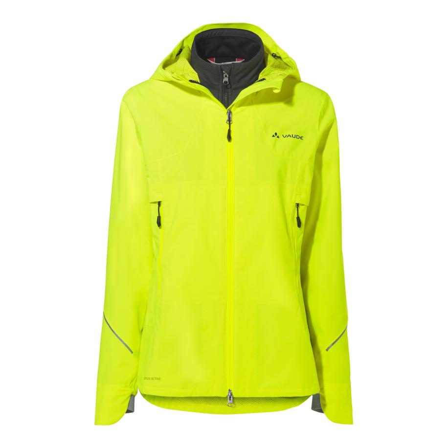 Vaude VAUDE Outdoorjas Yaras geel -