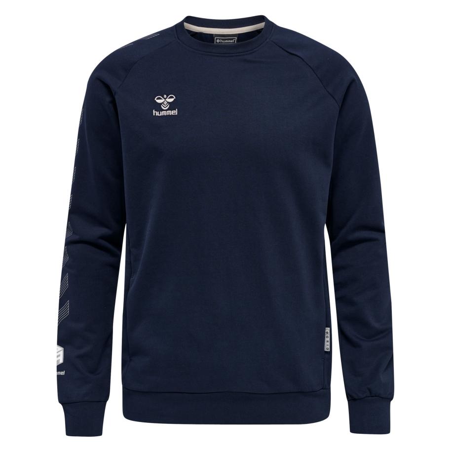 Hummel Hummel Sportsweatshirt donkerblauw / grijs / wit -